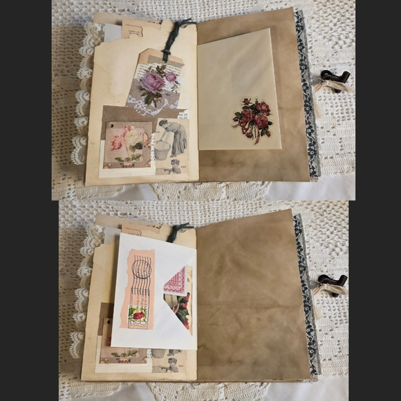 Brown Journal with Clip - Picture 6 of 12